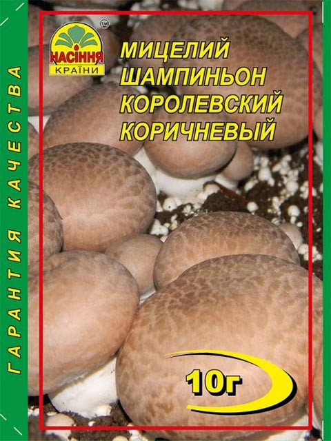 Міцелій гриба Шампіньйон королівський коричневий, 10 г