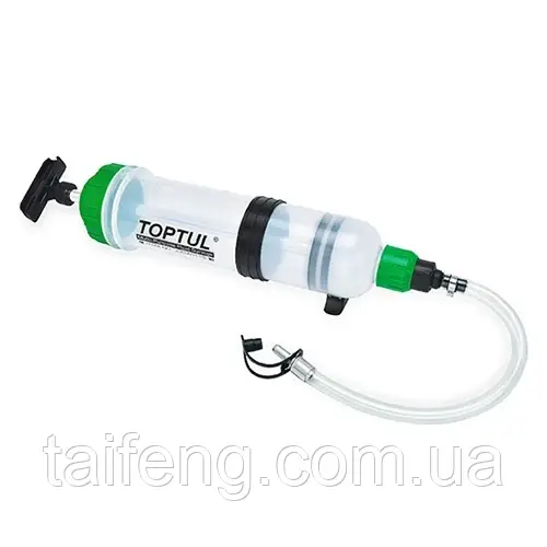 Шприц для відкачування та закачування оливи та технічних рідин 1,5 л TOPTUL JJDZ0115