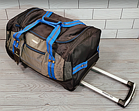 Малая дорожная сумка на колесиках с телескопической ручкой / Дорожная сумка ручная кладь 116-19