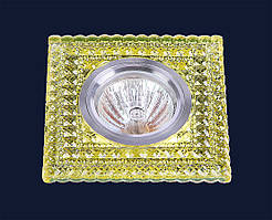 Квадратний жовтий точковий світильник 705A83