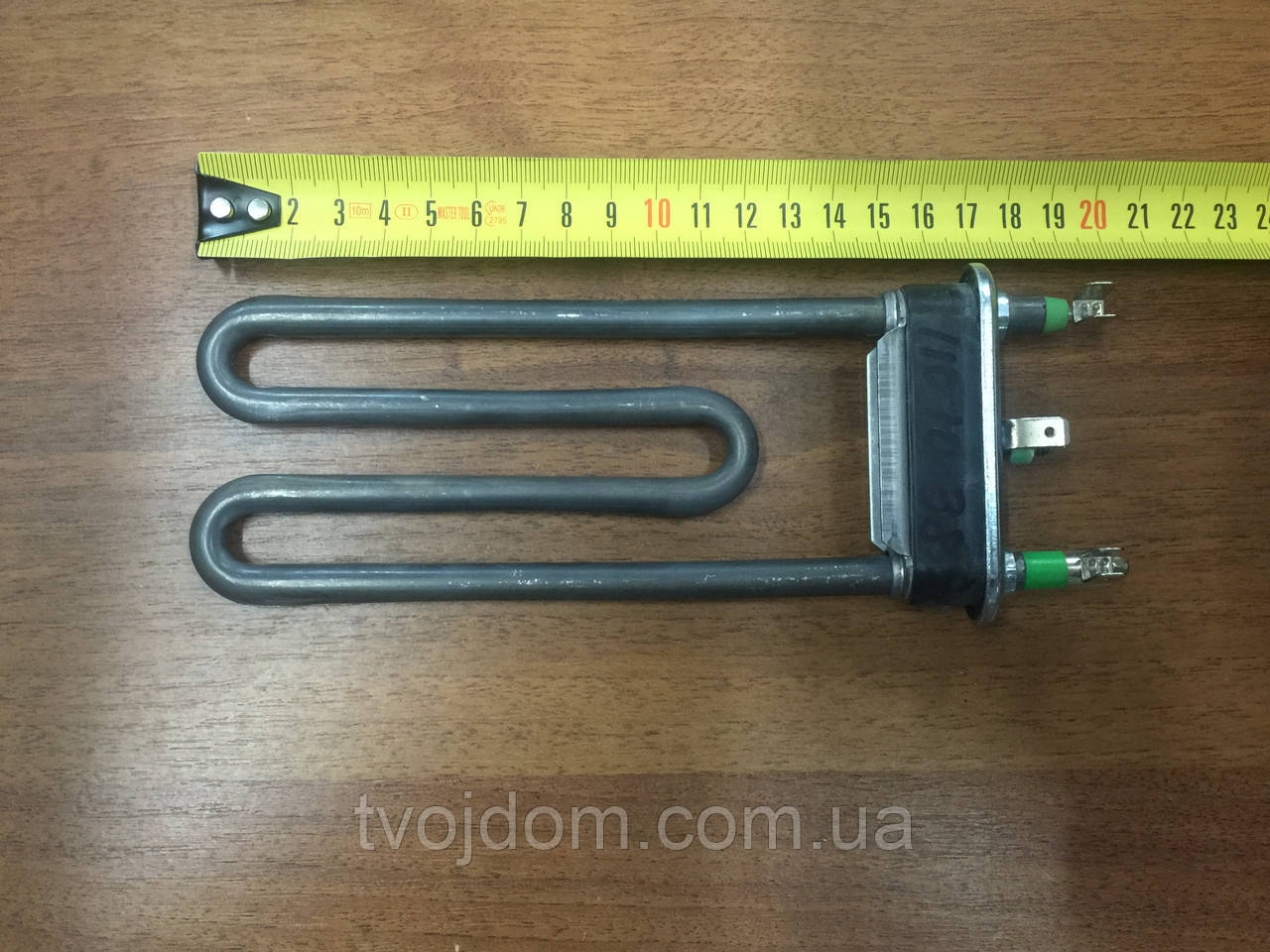 Тен для пральних машин Indesit C00087188 1700W,230V,L170mm, зігнутий, з отвором 110.38
