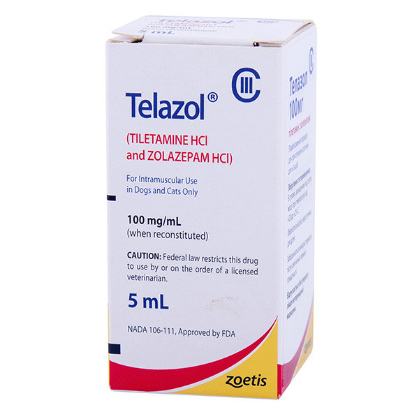 Телазол (Telazol), 100 мг, 5 мл