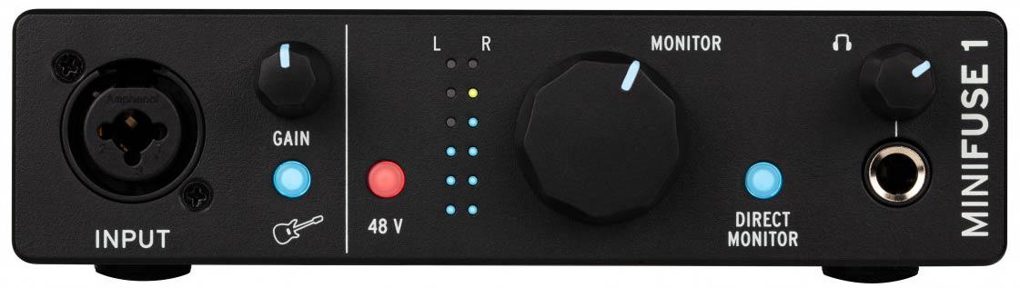 Аудіоінтерфейс Arturia MiniFuse 1 (Black), фото 1