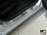 Накладки на пороги Honda Civic VIII 4D '06-11- premium NataNiko