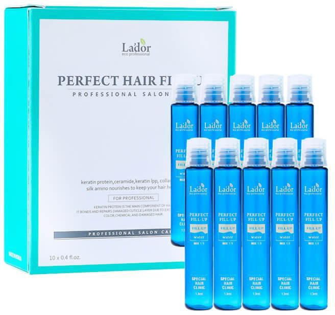 Набір філлерів для волосся La'dor Perfect Hair Fill-Up, 13 мл*10 шт. (курс процедур)