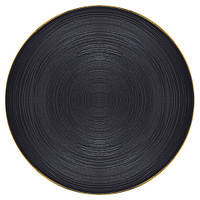 Тарелка обеденная круглая 21,5 см Imperium Negro L0681-T8601518 LOS`K