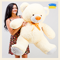 Большая плюшевая игрушка мишка Томми 150см Красивый милый кремовый медведь для любимой 1,5м Лучший подарок