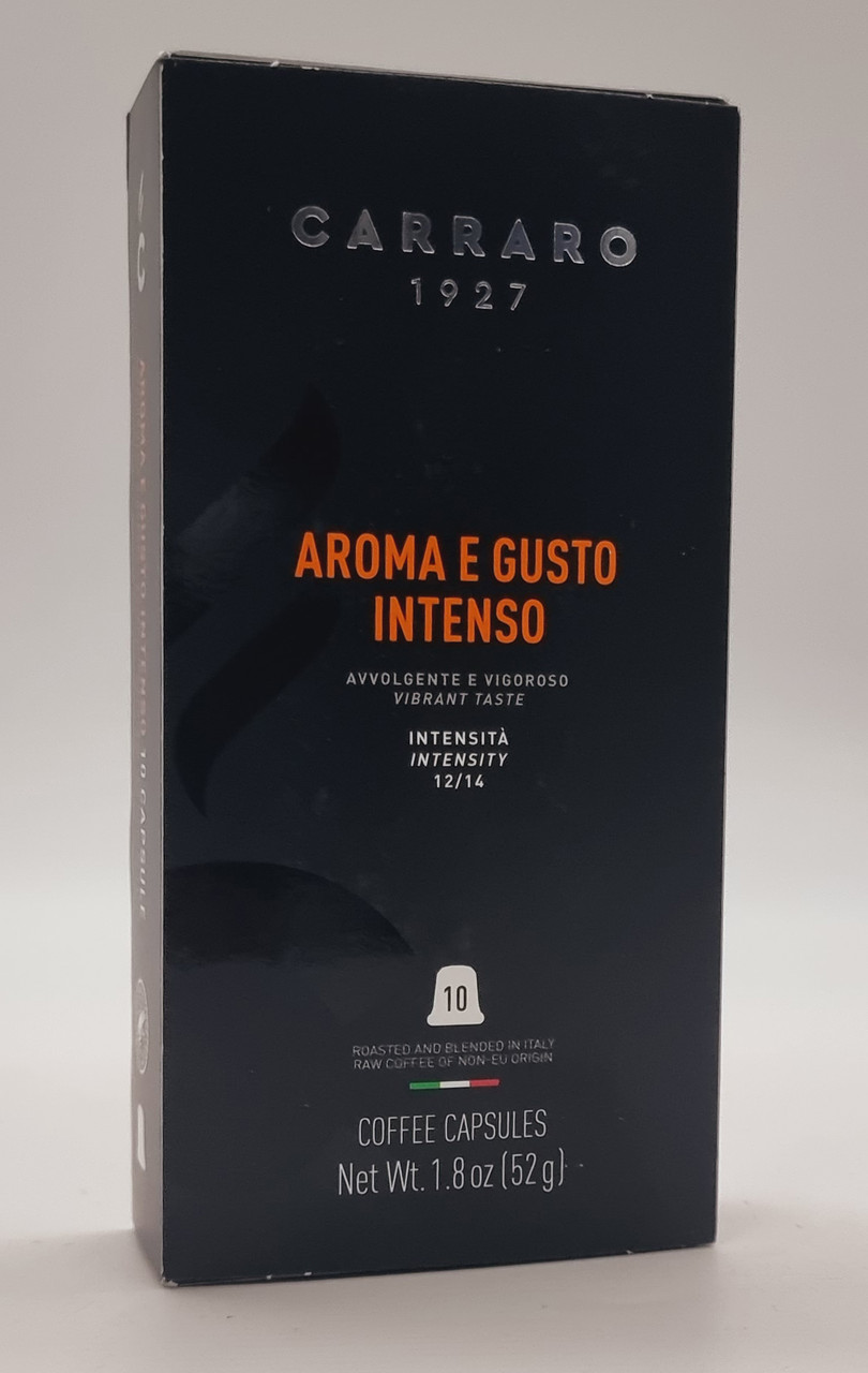 Кава в капсулах "Carraro" NESPRESSO Aroma e Gusto Intenso 10 шт. Італія