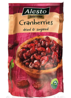 Журавлина в'ялена Alesto Cranberries 200 г.