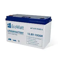 Літієва батарея Ecowatt LED LiFePO4 12,8 В 100Ah