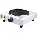 Одноконфоркова електрична плита переносна Hot Plate JX-1010A/ Дискова електроплитка настільна, фото 8