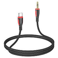 AUX кабель Borofone BL14 (3.5мм to Type-C)- черный