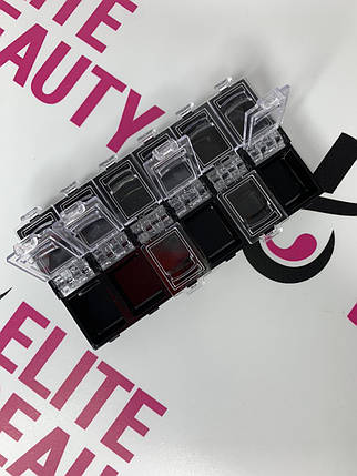 Контейнер для страз на 12 відділів напівпрозорий, фото 1