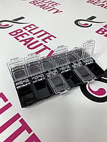 Контейнер для страз на 12 відділів напівпрозорий, фото 2