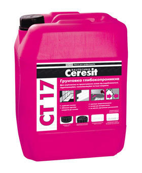 Ceresit CT 17/10л Глибокопроникаюча грунтовка код 3209 10 00 00, фото 1