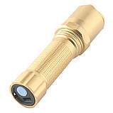 Ліхтар ручний  Quantum QM-FL1044 Minik gold 3W LED  з USB 40шт/уп, фото 3