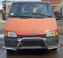 Кенгурятник WT007 (нерж) Ford Transit 1994-2000