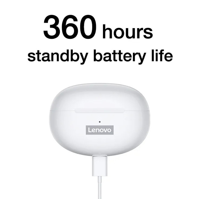 Беспроводные наушники Lenovo LP5 White ThinkPlus livePods Bluetooth 5.0 ...