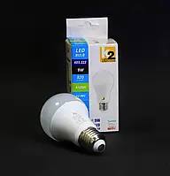 Світлодіодна LED лампа KES 222 12-48V / Аварійна LED лампа, E27, 9W, 6500K, 820L