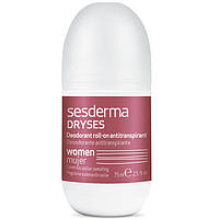 Шариковый дезодорант для женщин SesDerma Dryses Deodorant Roll-on Antitranspirant WOMEN 75мл