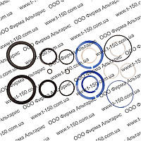 Ремкомплект гідроциліндру ЦС-125 Т-150К, ХТЗ-17021,-16132 основний нового зразка, шток 63 з манжетами