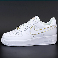 Кроссовки женские Nike Air Force 1 white / кеды Найк аир Форс 1 низкие белые