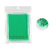 Микробраши (микроаппликаторы) в пакете 100 шт | Зеленые