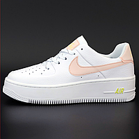 Кросівки жіночі Nike Air Force 1 white / кеди Найк аір Форс 1 білі низькі