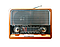 Радіо в стилі ретро із сонячною панеллю Everton RT-306 FM/AM/SW USB Bluetooth, фото 3