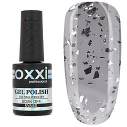 Топ для нігтів без липкого шару Oxxi Professional Iceberg Top з блискітками №1,10 мл