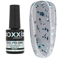 Топ для нігтів без липкого шару Oxxi Professional Iceberg Top з блискітками №2,10 мл
