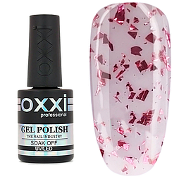 Топ для нігтів без липкого шару Oxxi Professional Iceberg Top з блискітками №4,10 мл