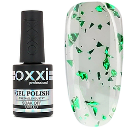 Топ для нігтів без липкого шару Oxxi Professional Iceberg Top з блискітками №6,10 мл