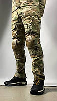 Тактические штаны с наколенниками, армейские штаны мультикам рип-стоп