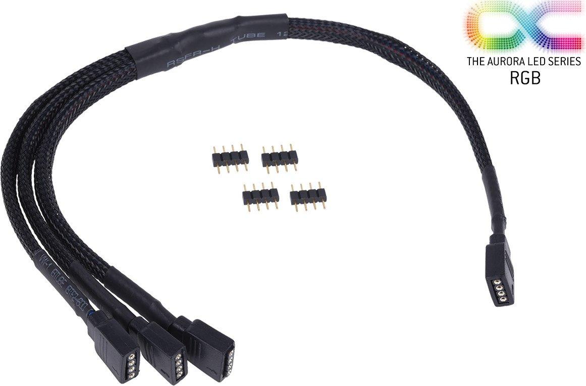 Alphacool 18538 Y-Cable RGB 4-Pin to 3x 4-Pin 30 cm