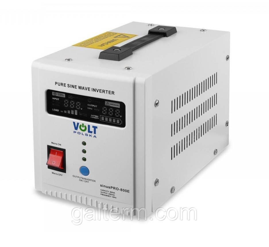 Блок безперебійного живлення Volt sinus PRO-800 E 12V (Polska)