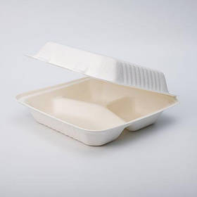 Бокс з тростини на 3 поділи 236*229*84 мм 50шт.(200шт/ящ)