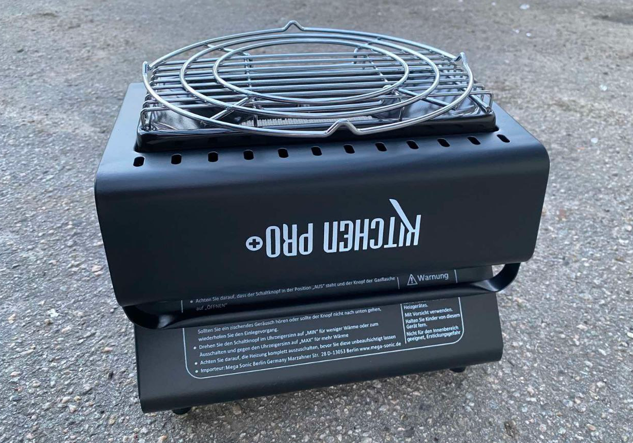 Газова плита + нагрівач 2 в 1 Kitchen Pro, фото 1