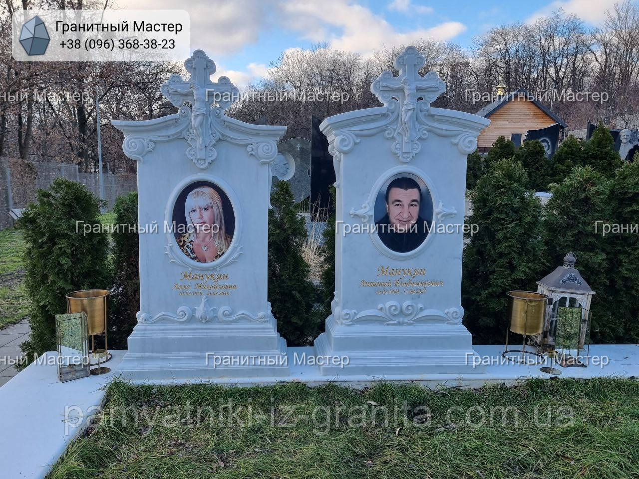 Пам'ятник з мармуру № 1735