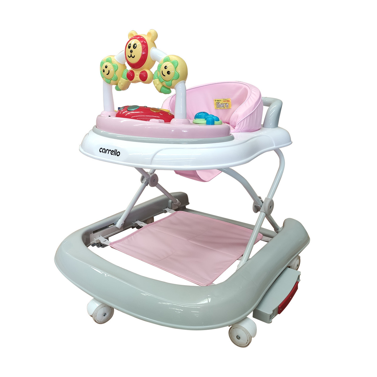 Ходунки Libero, «Carrello» (CRL-9602/3), колір Pink (рожевий)