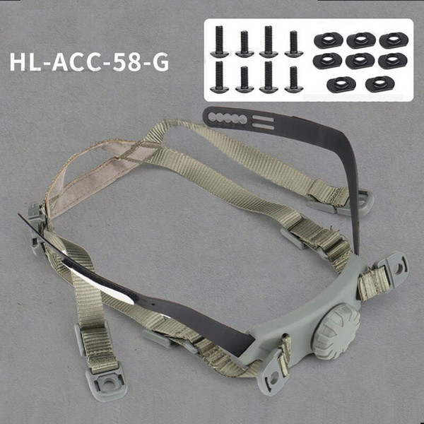 Підвіс для тактичного шолома каски Fast High Cut Фаст, Сірий, фото 1