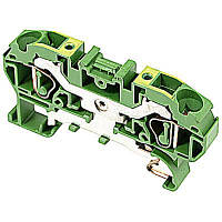 Клема пружинна ABB D6/8.P.2L 6мм.кв. земля (1SNA290089R0400)