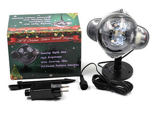 Лазер диско проектор вуличний WL-809 Snow Flower Lamp (4 кольори) 1 режим