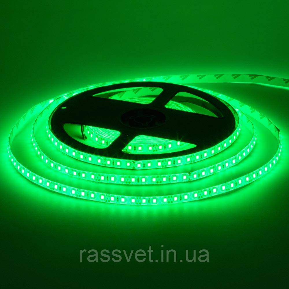 Світлодіодна стрічка зелена 12V smd2835 120LED/м IP20