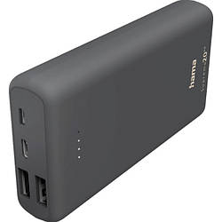 Зовнішній акумулятор Power Bank Hama Supreme 20HD 20000mAh (Сірий)