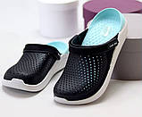 Крокси чорні жіночі літні Luck Line, фото 7