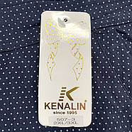 Штани жіночі з бавовни з бамбуком Kenalin з кишенями, розмір 5XL/6XL, сині, 507-3W, фото 4