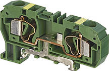 Клема ABB D10/10.P.2L пруж. 10мм. земля (1SNA290299R1300)