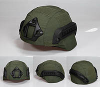 Чехол кавер на шлем каску ACH MICH 2000 с ушами, Army Green (C27-02-05)