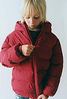 Зимняя куртка для мальчика Zara Испания Размер 122 красная